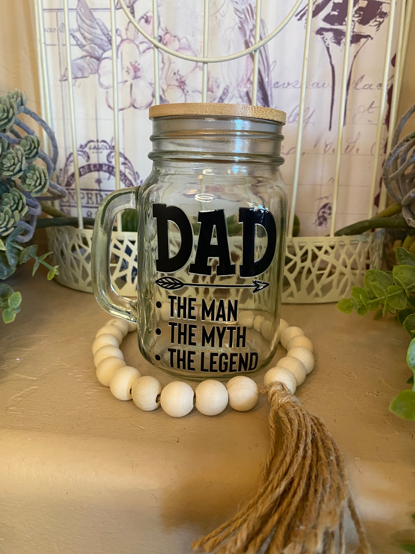 DAD Mason Jar Mug