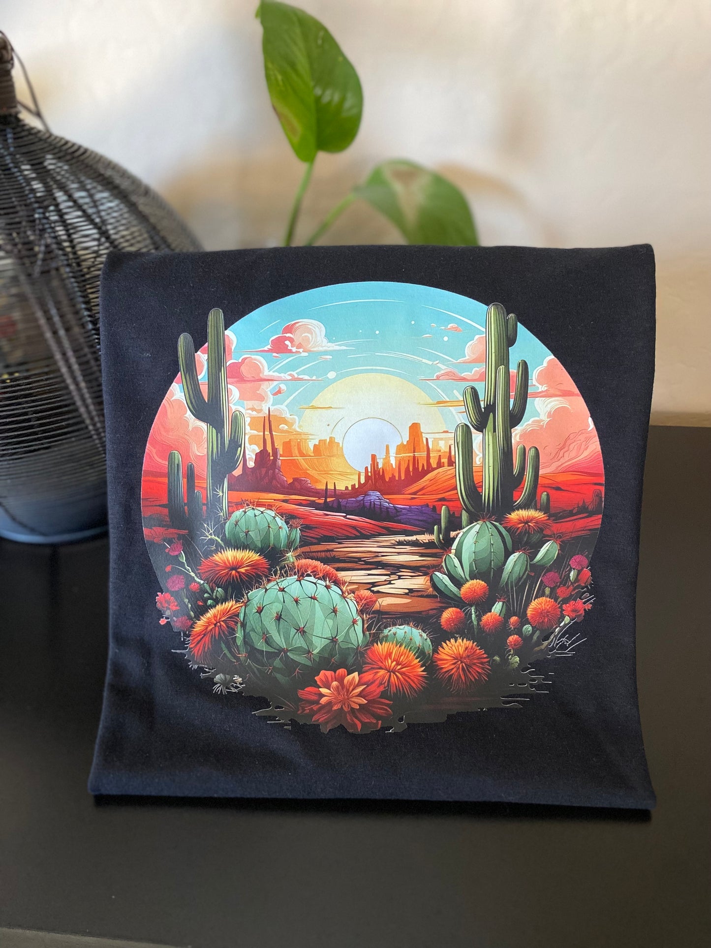 Cactus Desert Scene