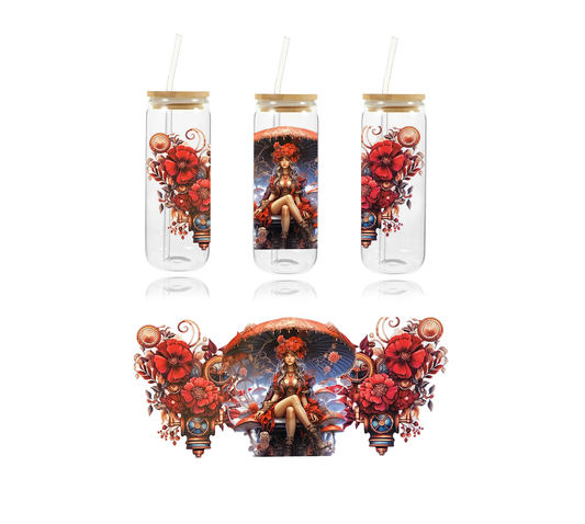 Red Floral SteamPunk